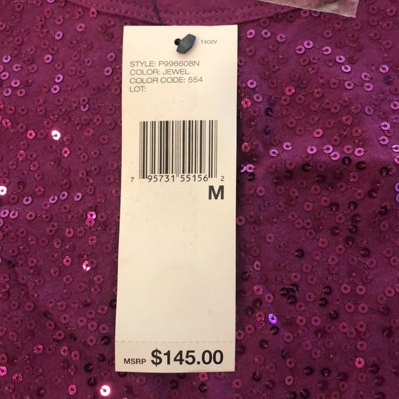 DKNY sequin tshirt, NWT! - Picture 4 of 6